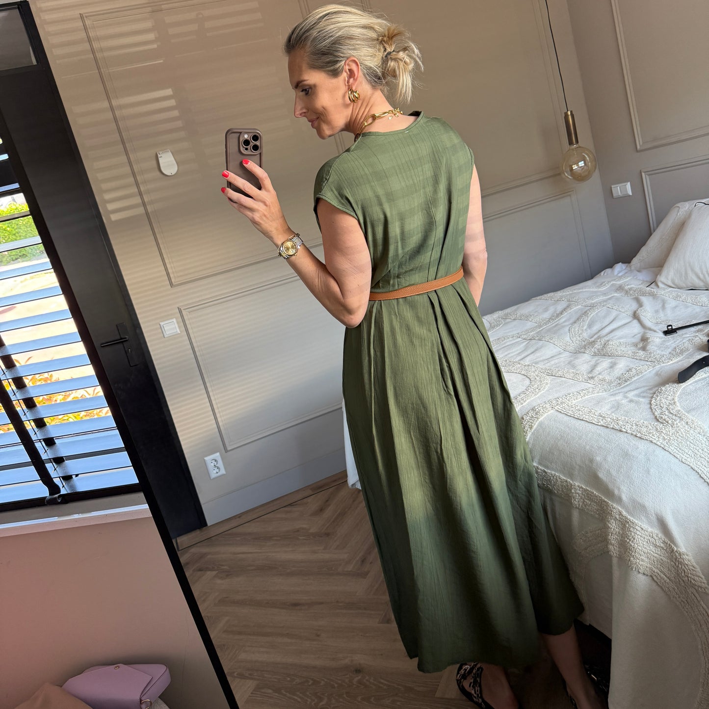 Jurk Mandy Groen