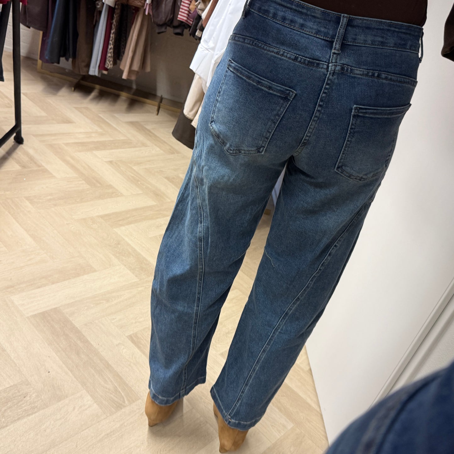 Jeans Georgia Barrel Denim Blue