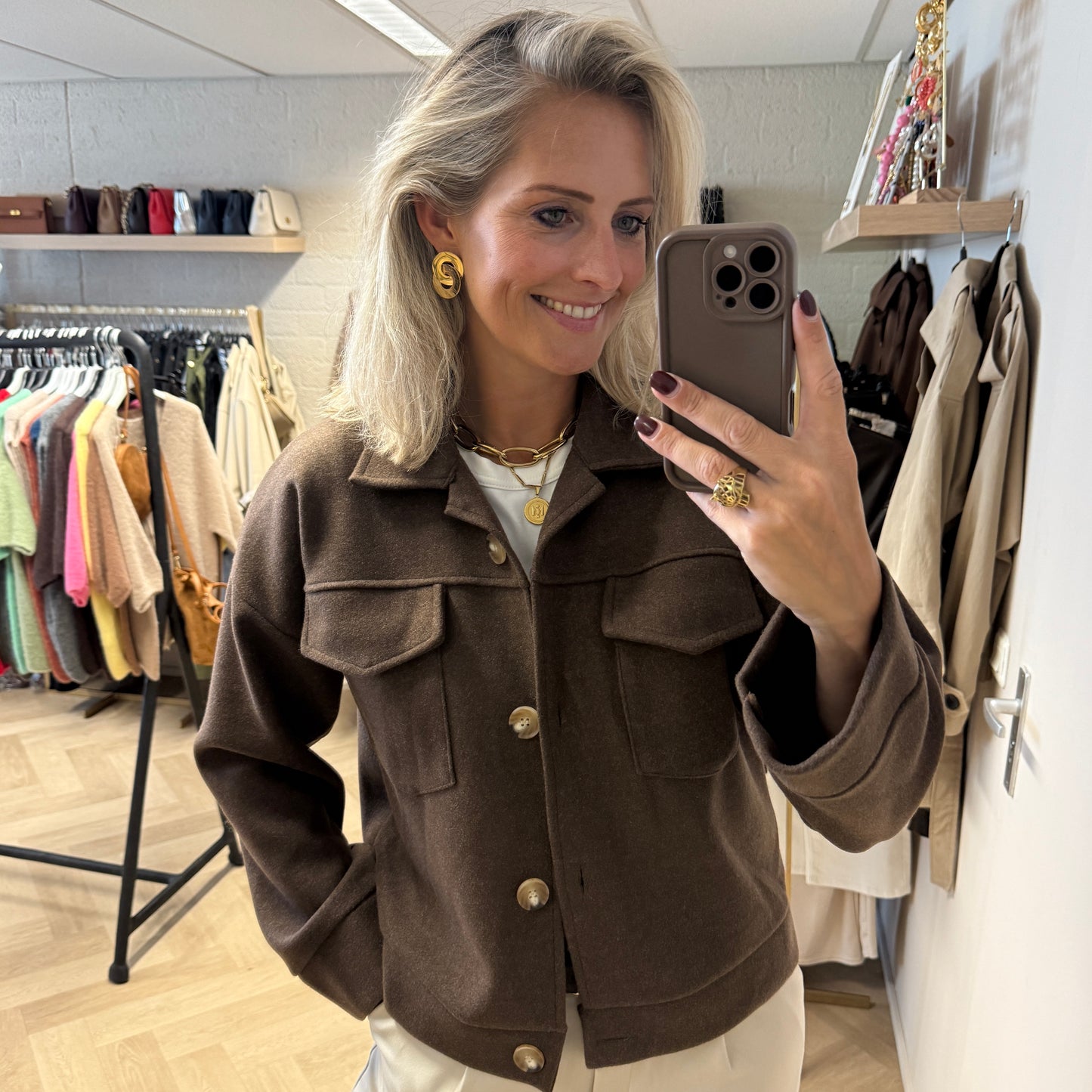 Jack/Vest Hannah Choco Bruin