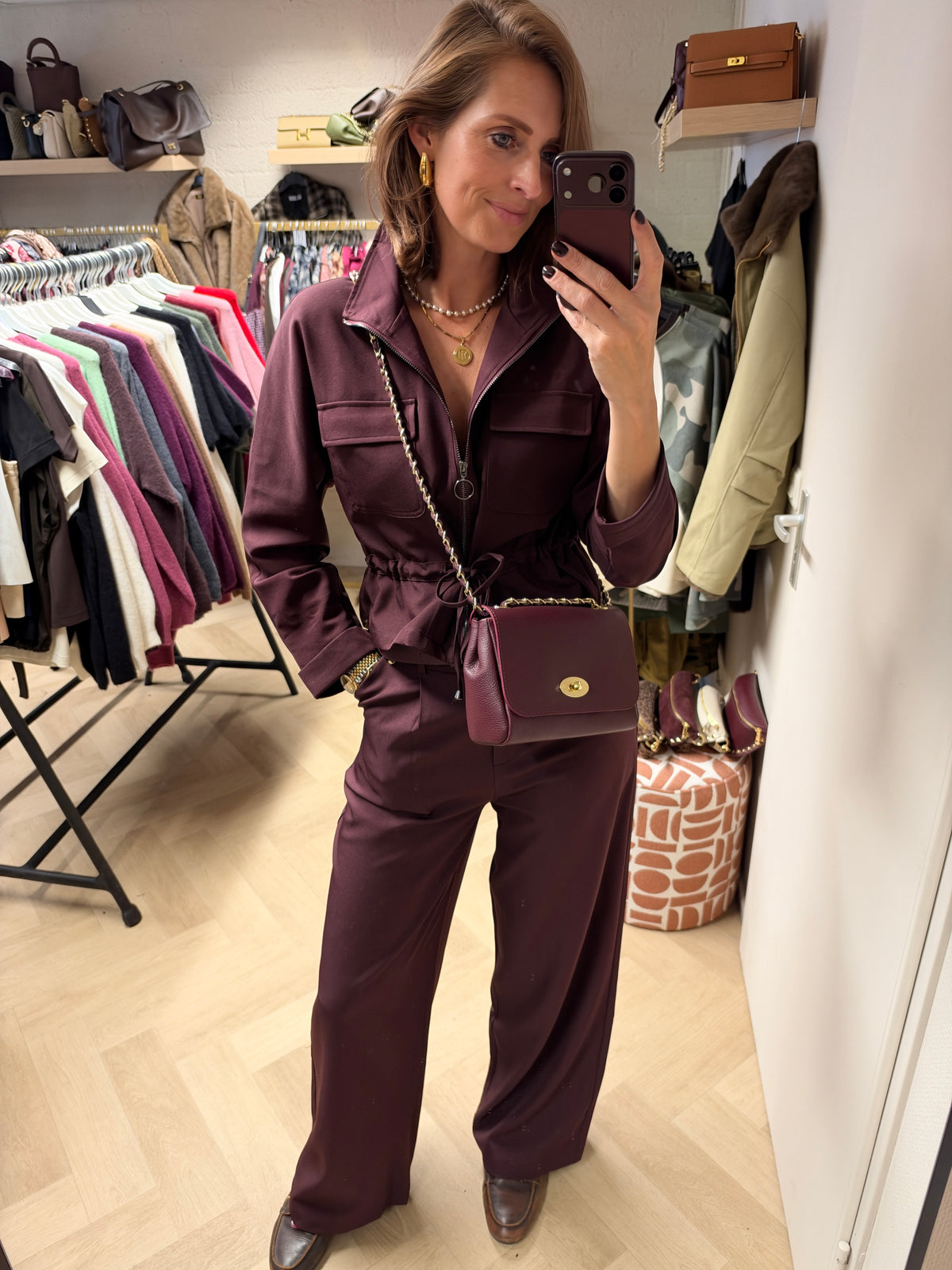 Vest Farah Plum