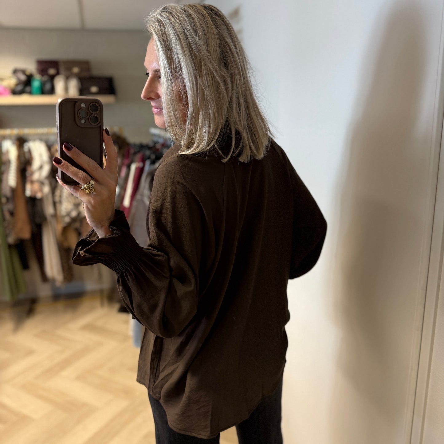 Blouse Joan Viscose Choco
