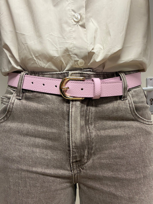 Riem Suus Leer Roze Goud