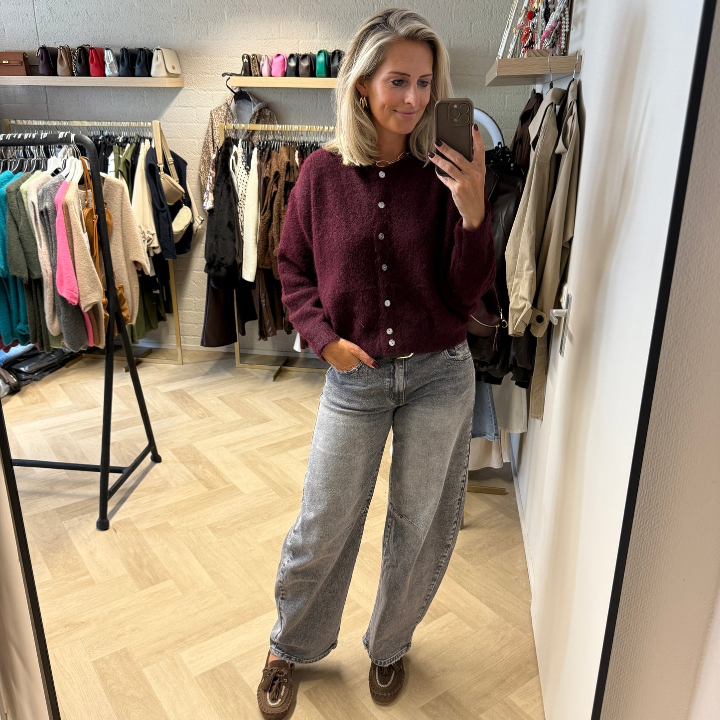 Vest Vito Burgundy
