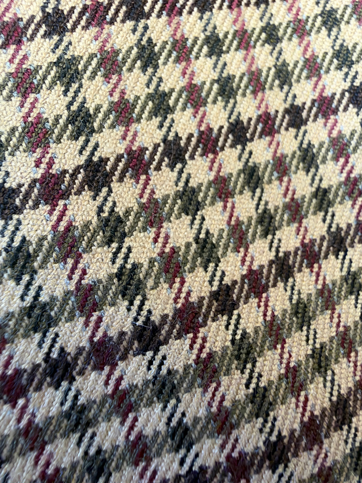 Jack Tartan Ruit Camel Groen Bruin Burgundy