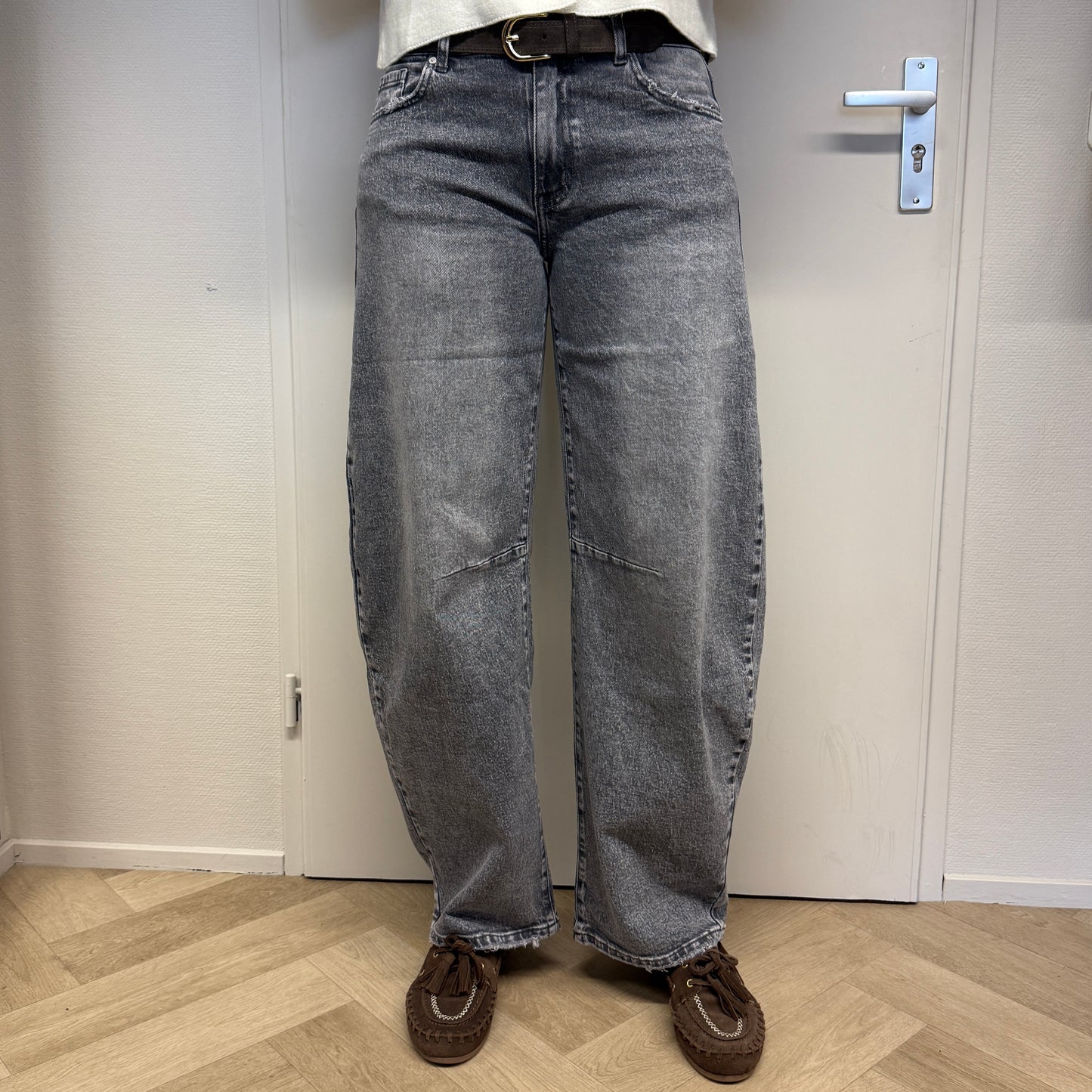 Jeans QH Barrel Fit Grijs