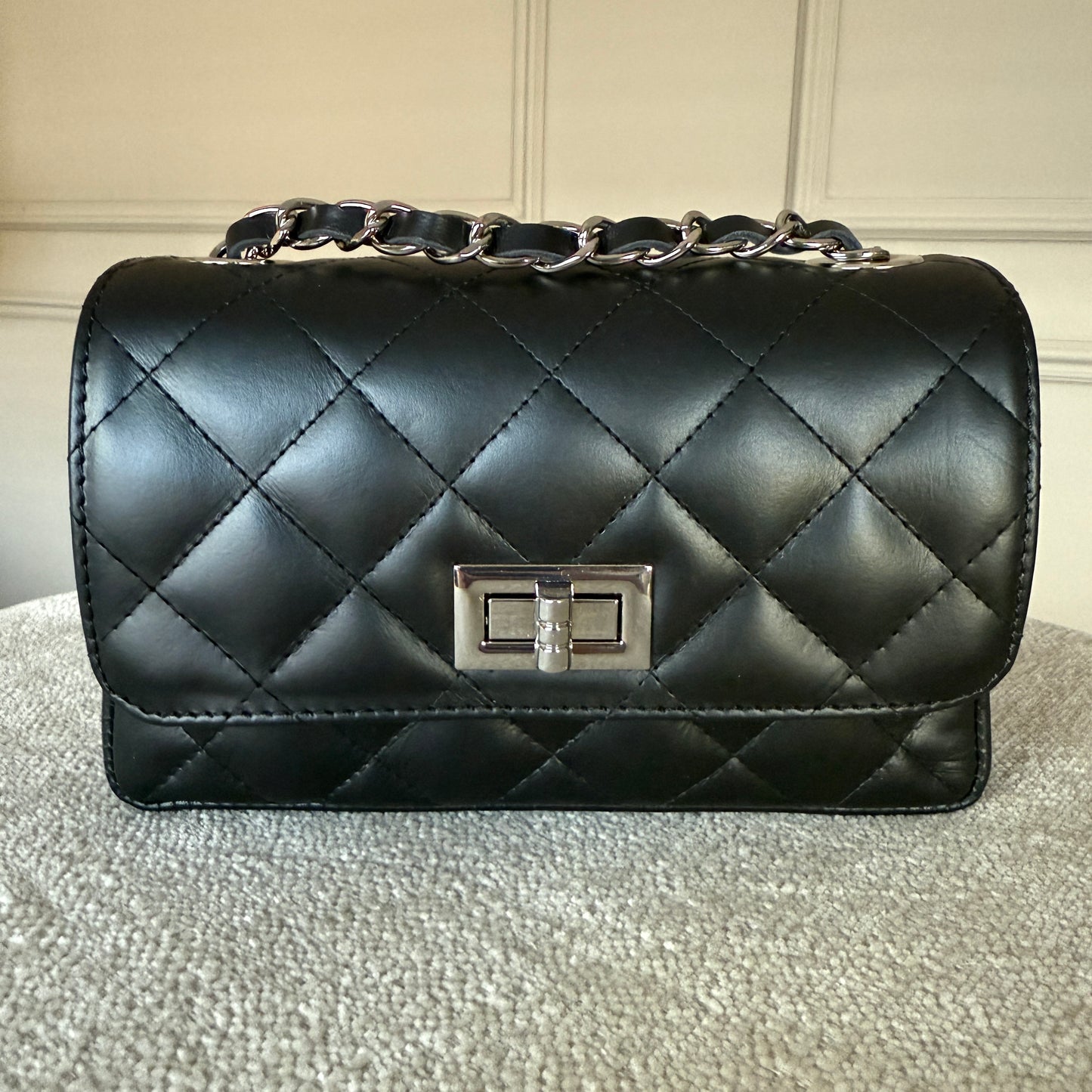 Tas Audrey Small Zwart Zilver