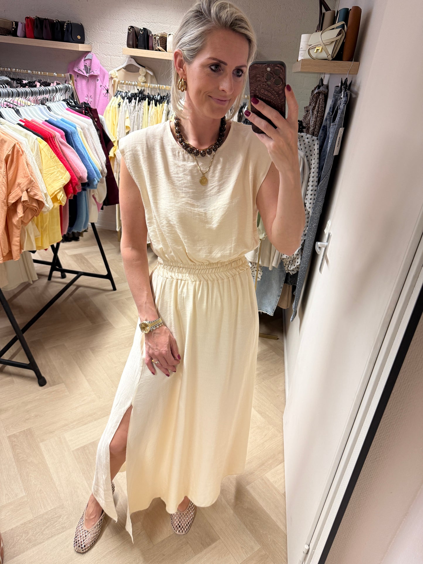 Co Ord Set Jurk Lola Ecru