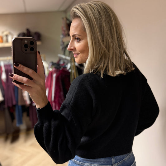 Trui Isa Viscose Zwart