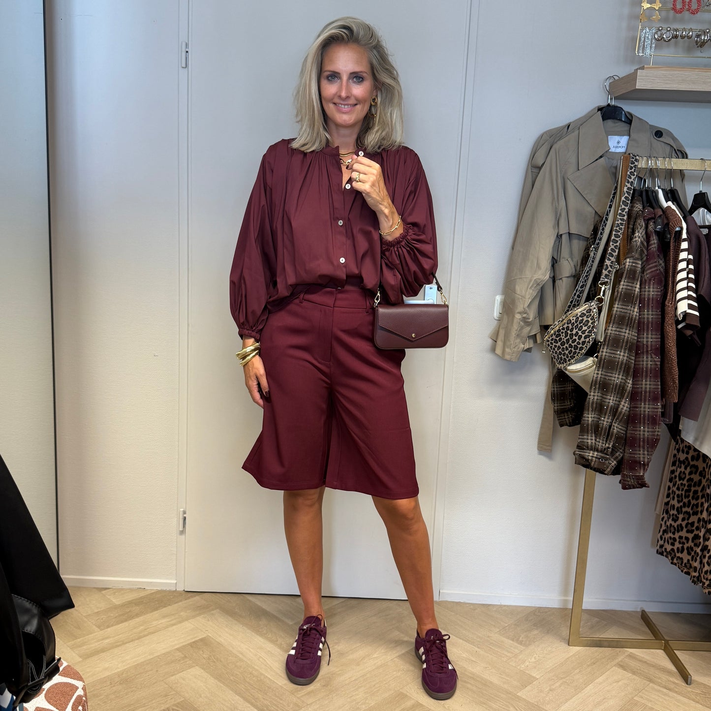 Blouse Eefje Burgundy