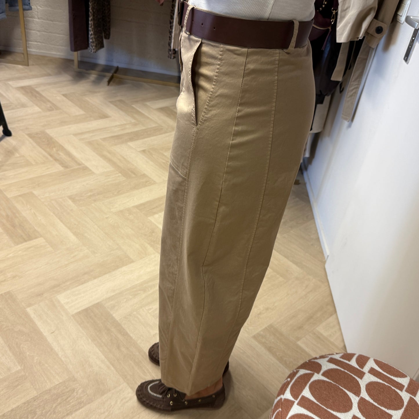Barrel Pants Jane Camel