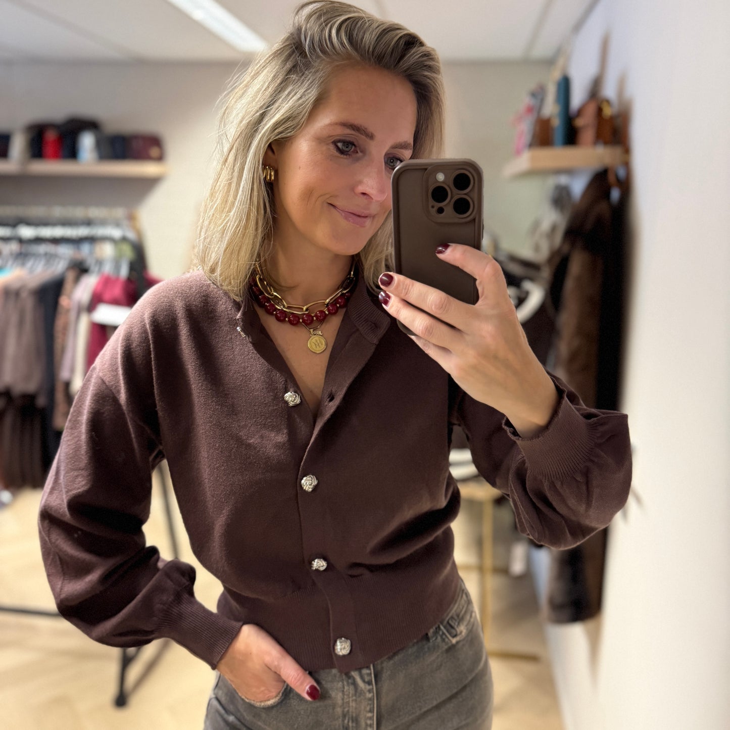 Vest Charlie Choco Zilver