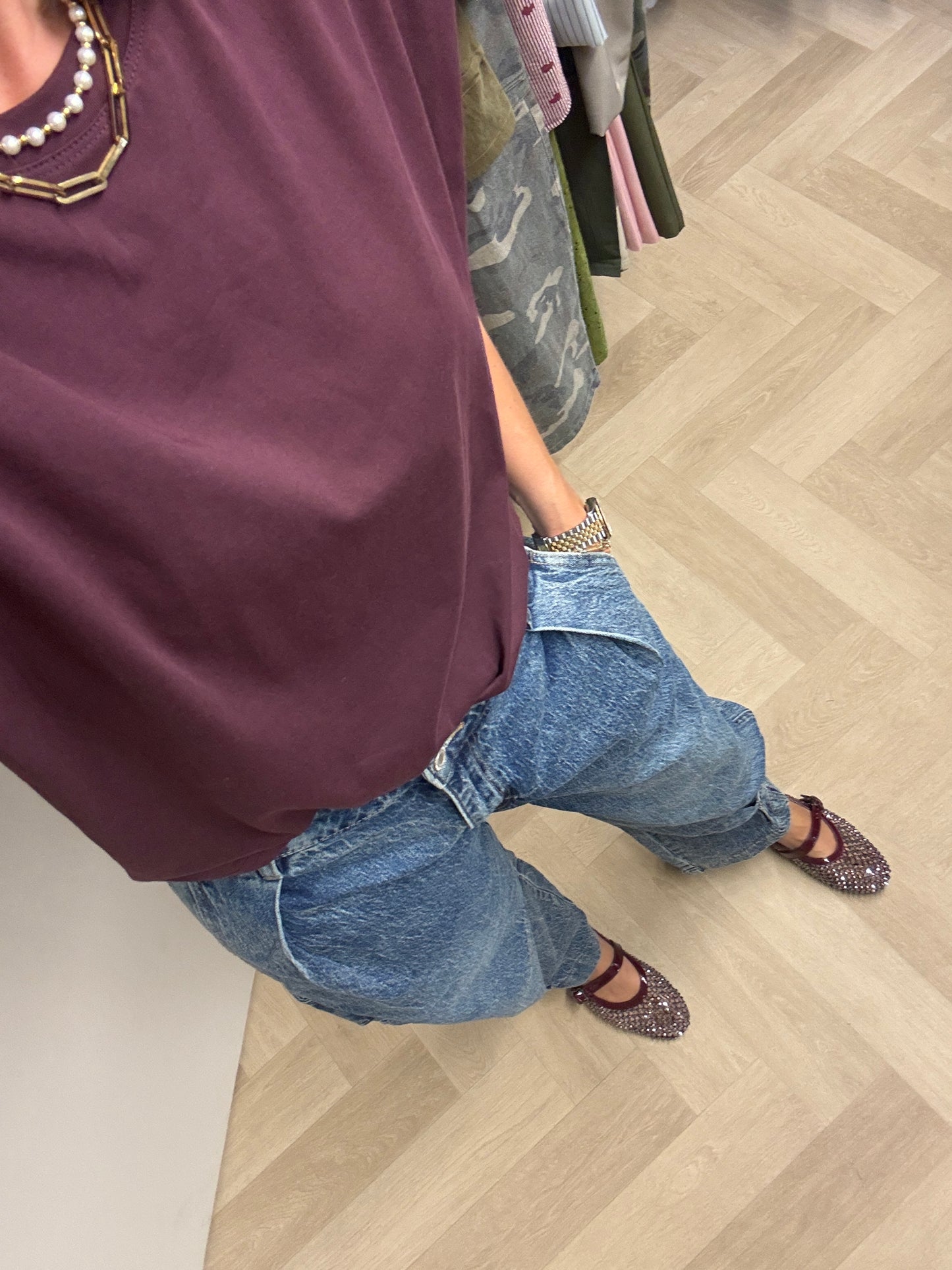 Jeans Laulia Balloon T6109 Blue