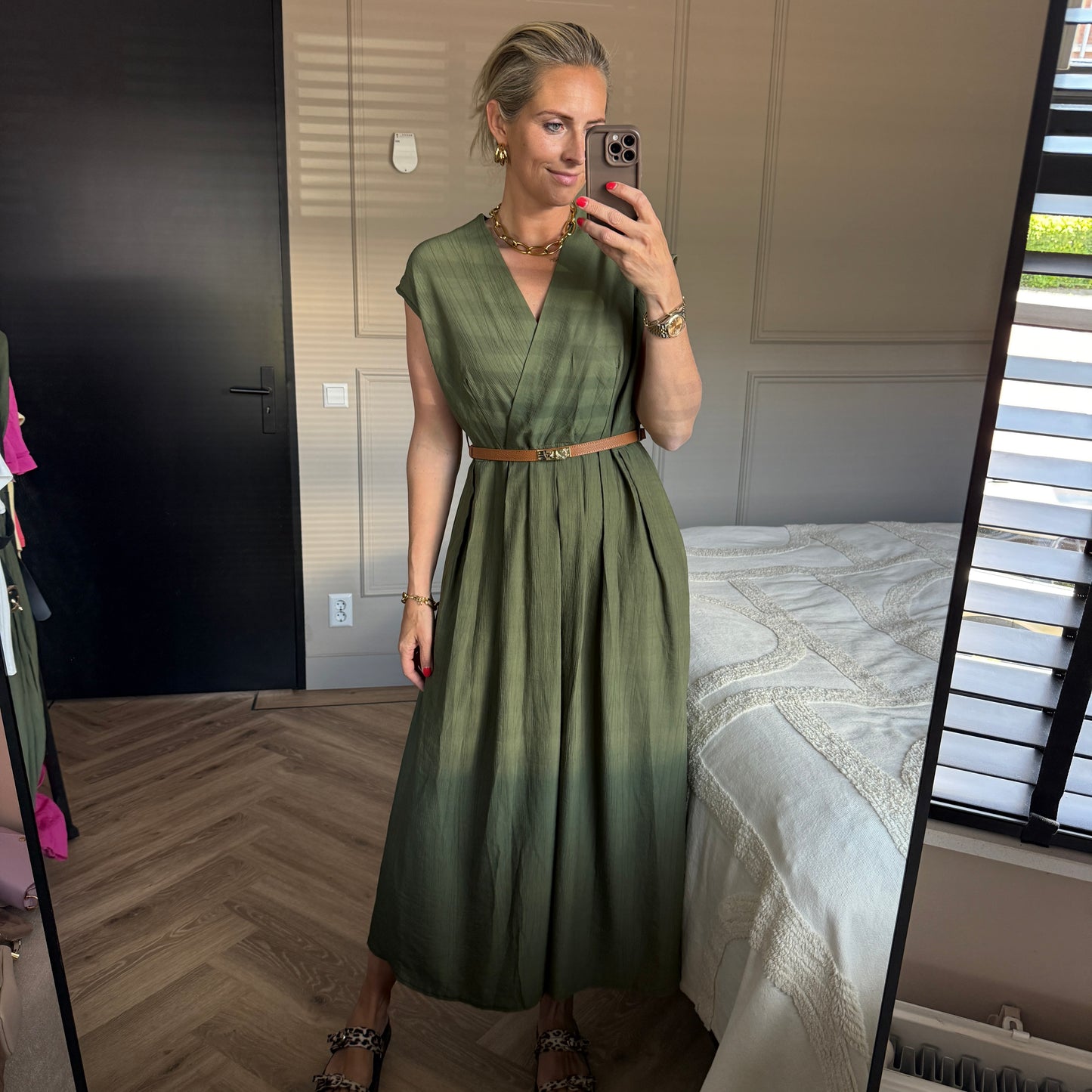 Jurk Mandy Groen