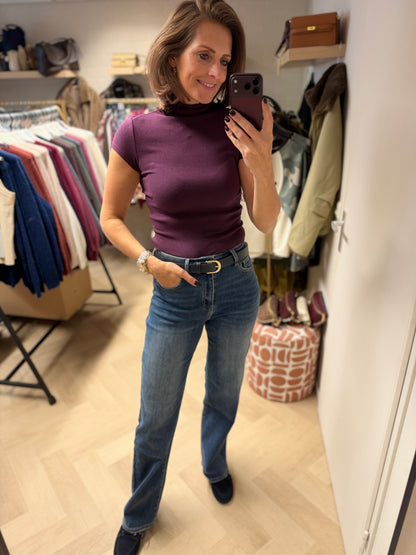 Col Shirt Lyra Plum