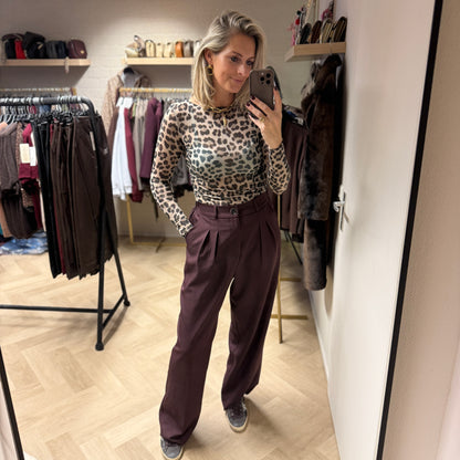 Shirt Nola Cashmere Leopard Beige