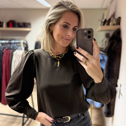 Shirt Femmy Pofmouw Bruin