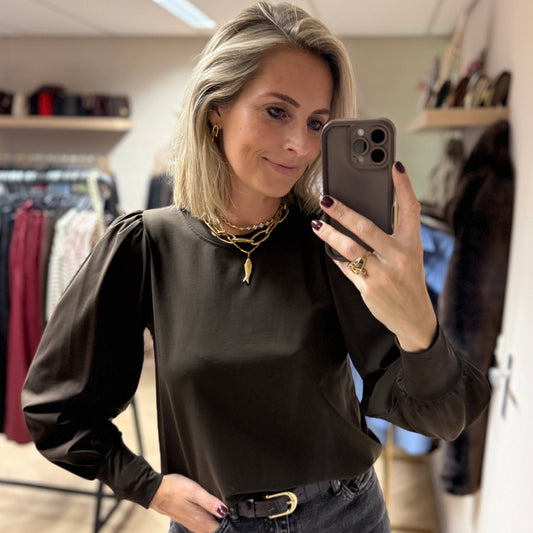 Shirt Femmy Pofmouw Bruin