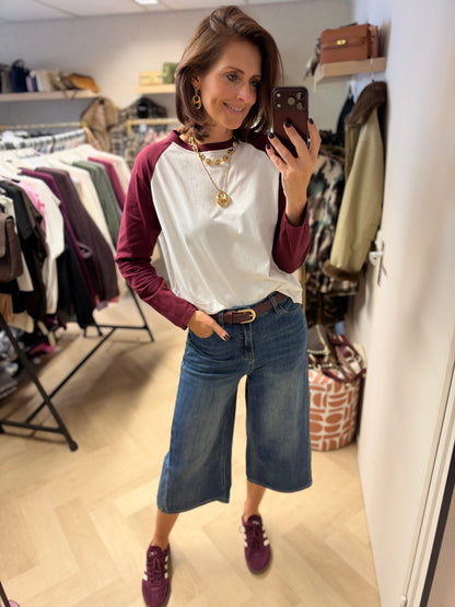 Longsleeve Raglan Bordeaux