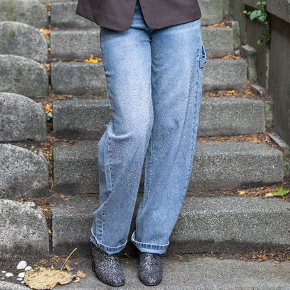 Jeans Sterre Worker Strass Denim