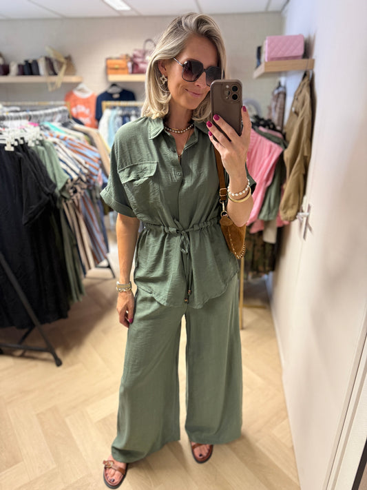 Co Ord Set Vera Armygroen