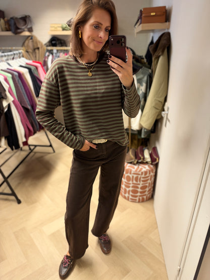 Shirt Mary Streep Bruin Armygroen