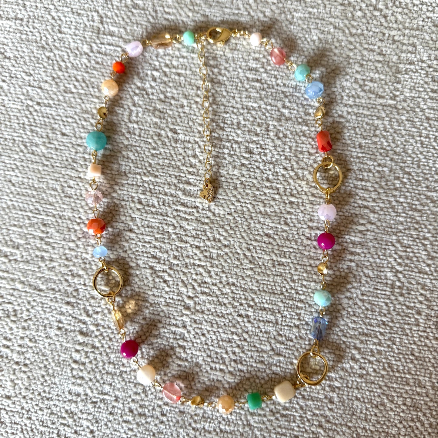 Ketting Multi Beads Goud