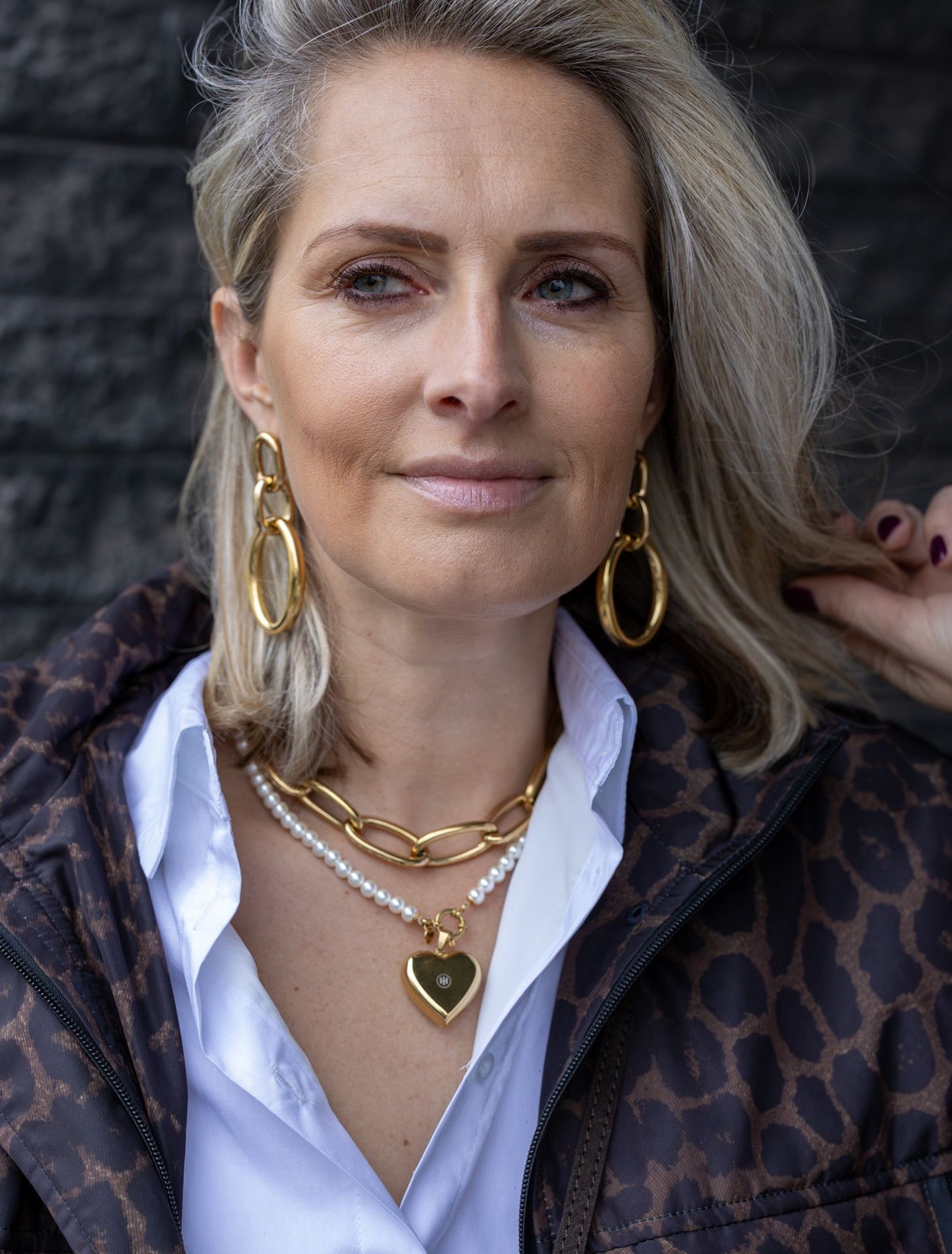 Ketting Chain Big Goud