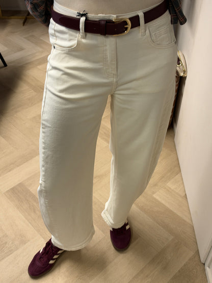 Jeans Melly Barrel Ecru