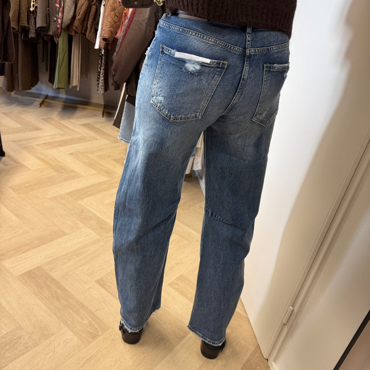Jeans QH Barrel Fit Medium Blue
