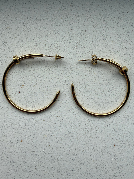 Oorbellen Spijker Goud