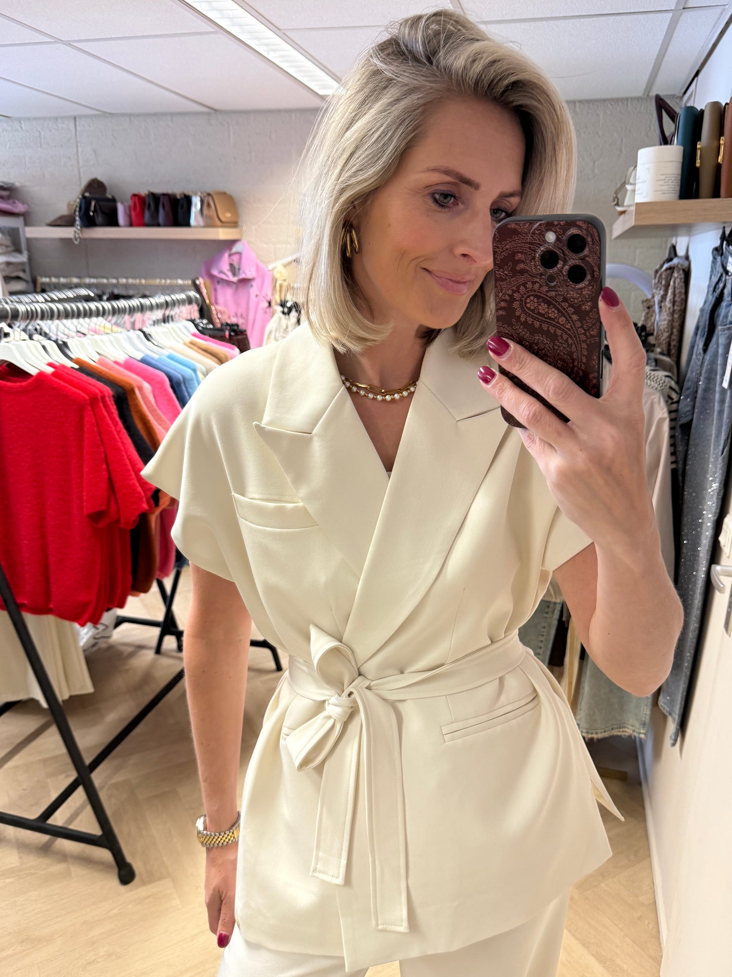 Gilet Farah Offwhite