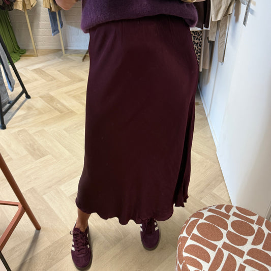 Rok Jumelle Burgundy