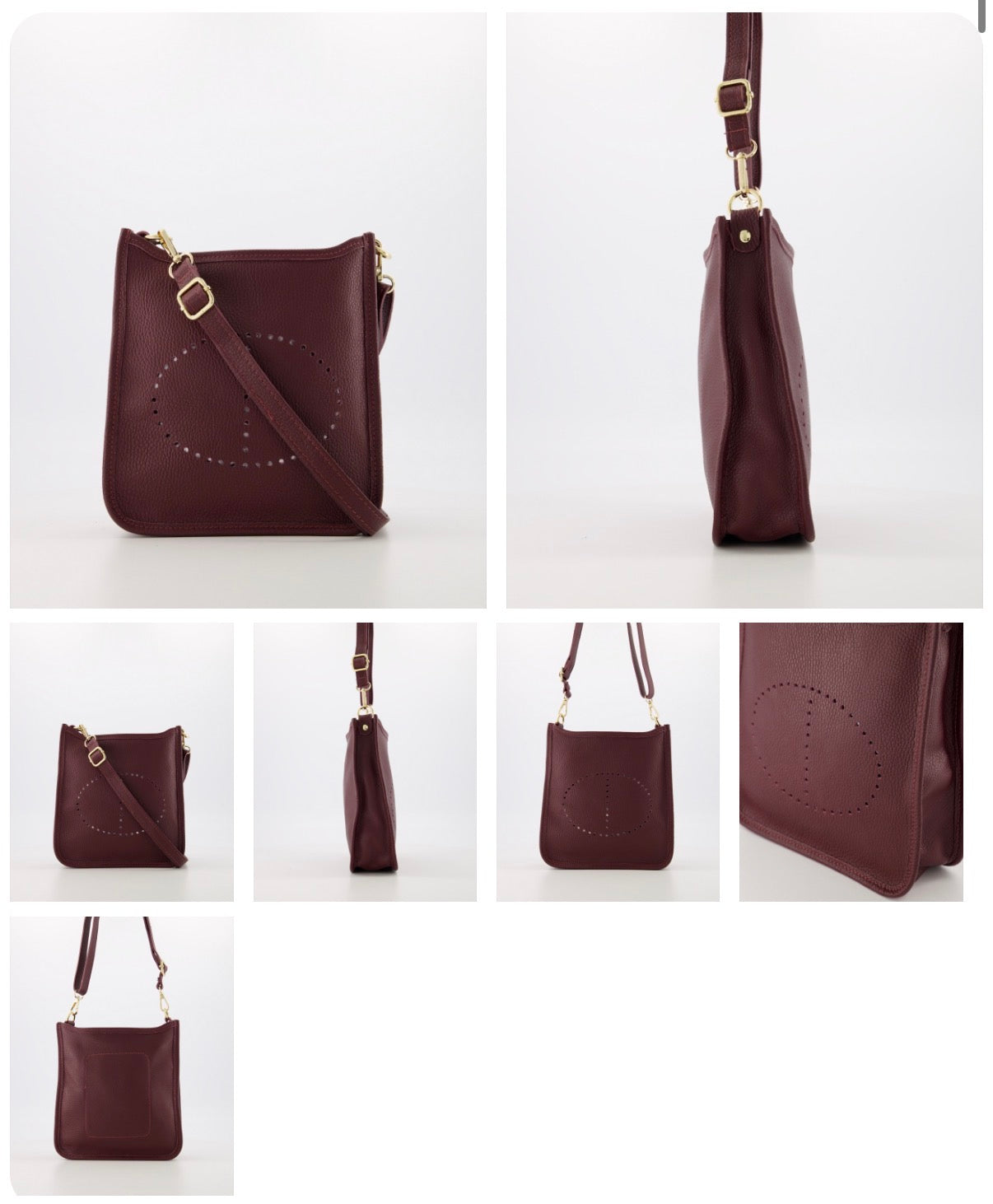 Tas Tina Classic Grain Burgundy