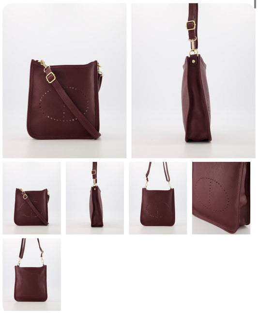 Tas Tina Classic Grain Burgundy