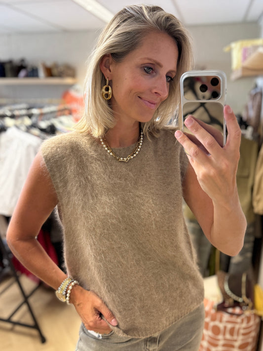 Spencer Chloe Cashmere Taupe