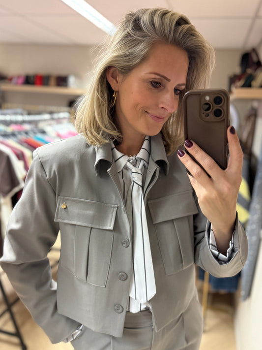 Blazer Farah Lichtgrijs