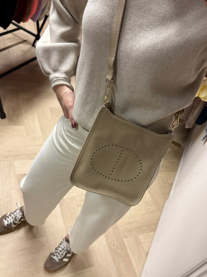 Tas Tina Classic Grain Taupe