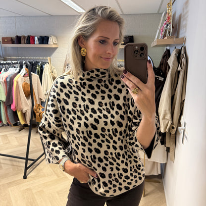 Trui Isabel Viscose Leopard