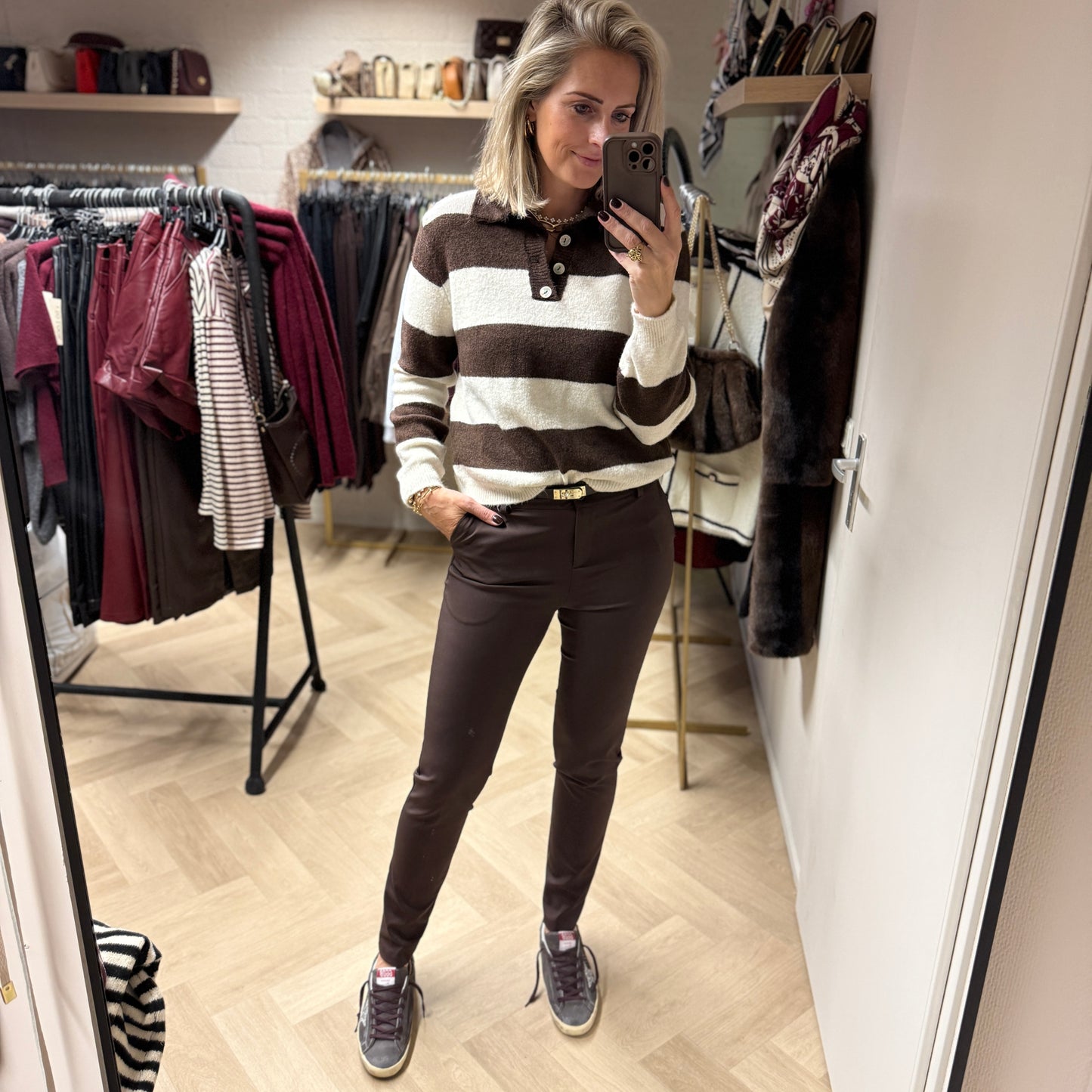 Pantalon Christy Polyamide Bruin