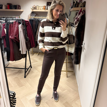 Pantalon Christy Polyamide Bruin