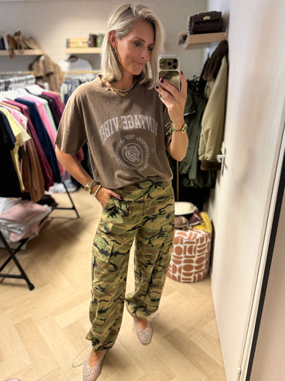 T-Shirt Julia Vintage Bruin