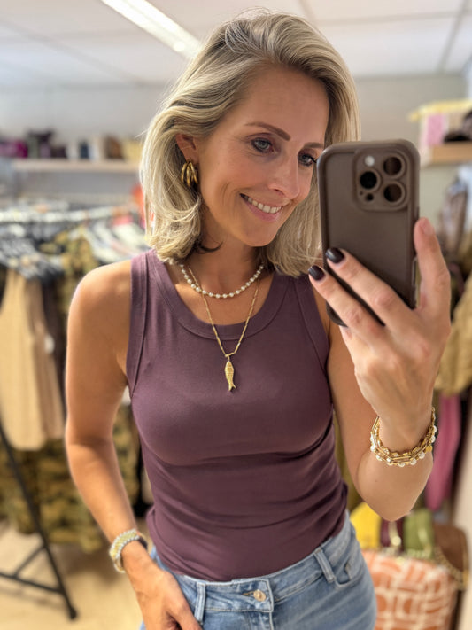 Top Basis Mauve