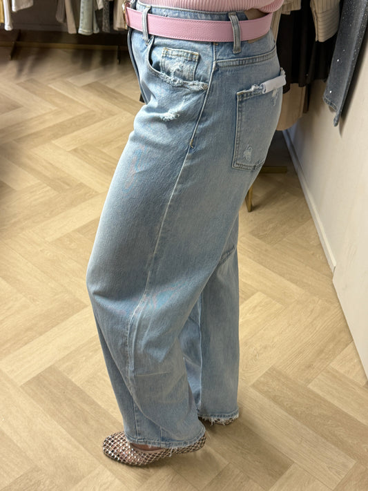 Jeans QH Jill Barrel Fit Light Blue