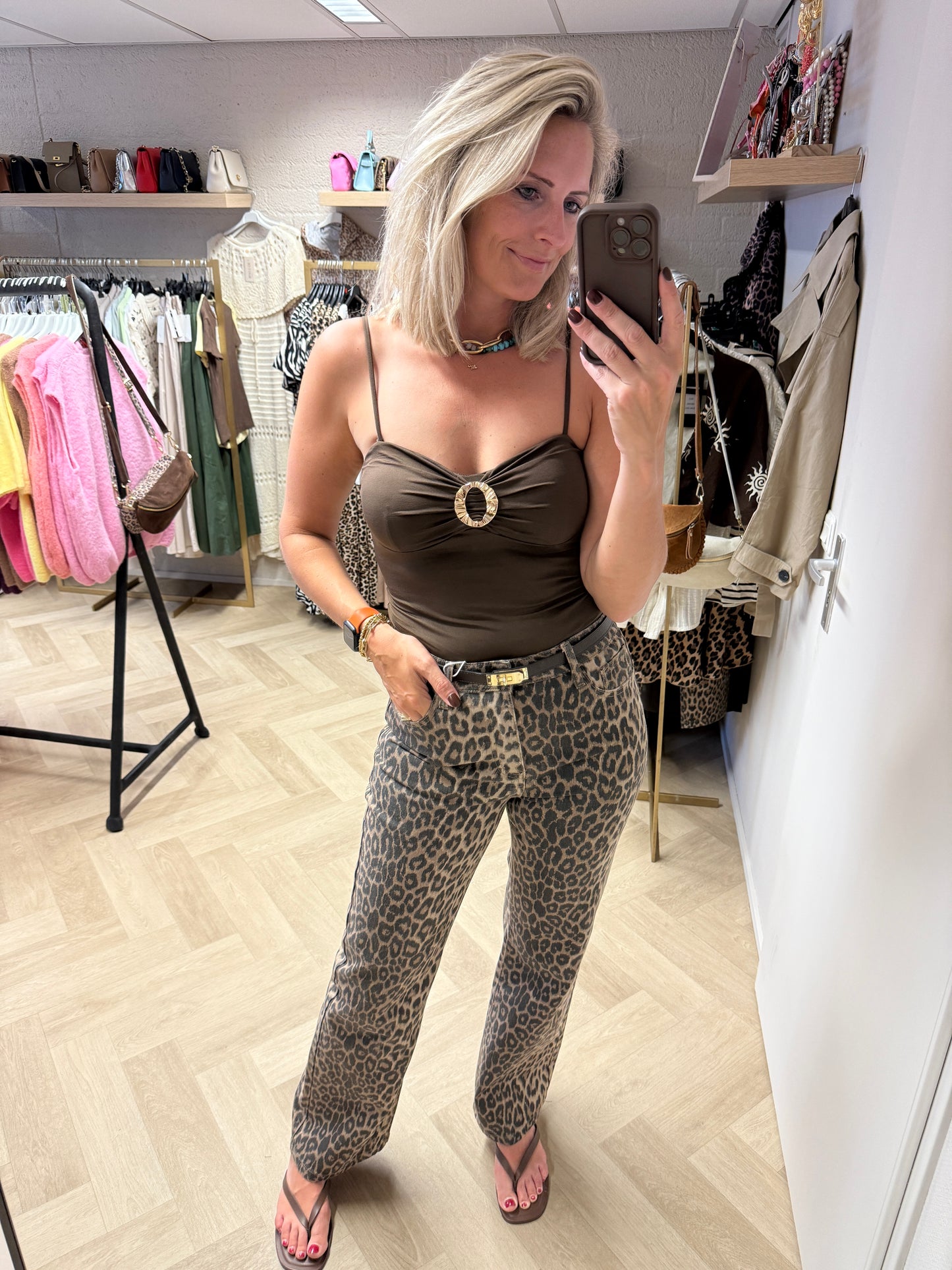 Body Top Zara Choco