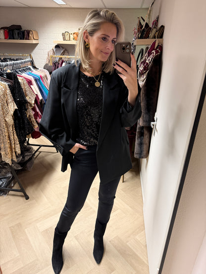 Shirt Donna Paillet Zwart