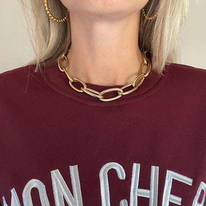 Ketting Chain Big Goud