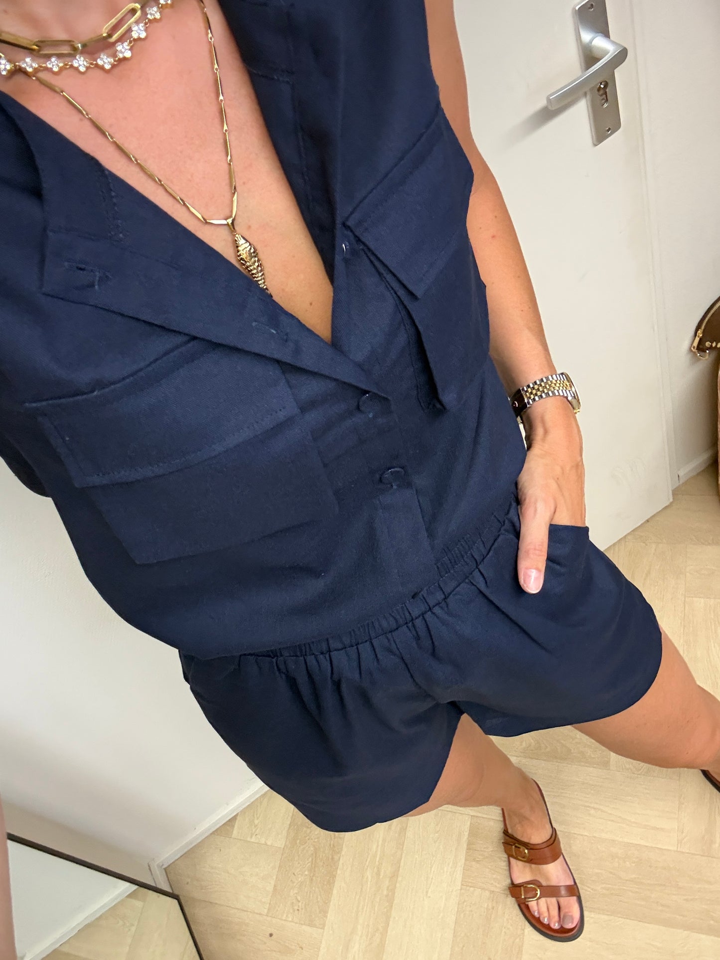 Co Ord Set Joanna Navy