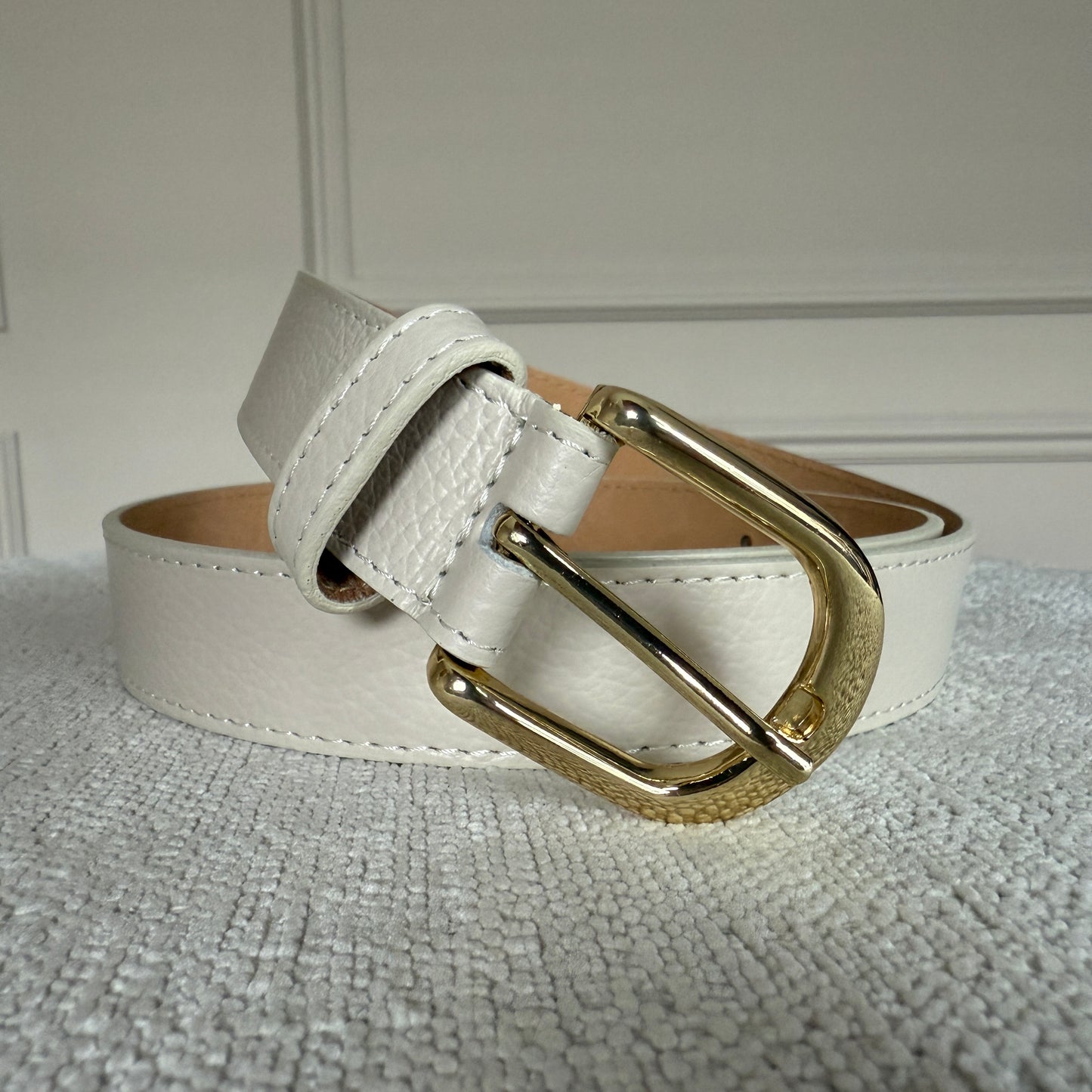 Ceintuur Offwhite Goud