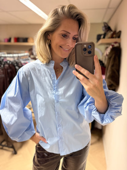 Blouse Fenna Pofmouw Lichtblauw