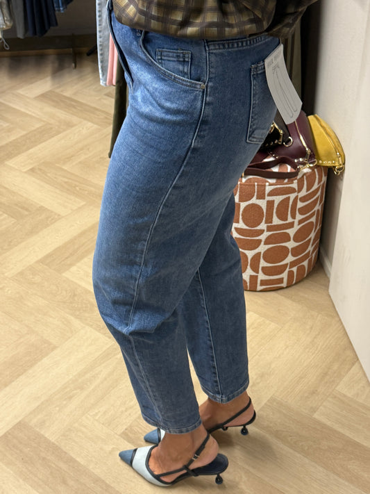 Jeans Balloon Fit Medium Blue